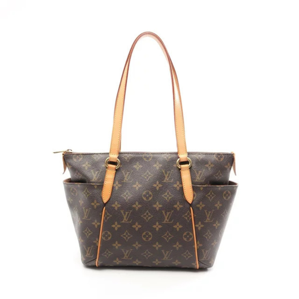 Louis Vuitton Totally Tote Bag Canvas Leather Monogram Brown